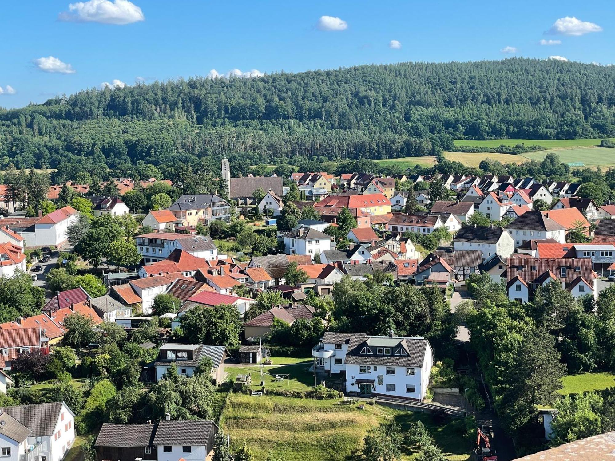 Naturnahe Unterkunft In Der Burgenstadt 施利茨 外观 照片